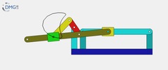 Six bar linkage. Slider crank kinematic chain connected in parallel with a slider crank-1 (Variant 11)_SolidWorks