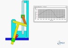 Six bar linkage. Inverted slider crank in series with a slider crank –2 (Variant 6)_SolidWorks